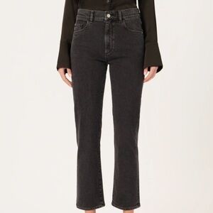 New DL1961 Patti Straight High Rise Vintage Ankle Nightshade